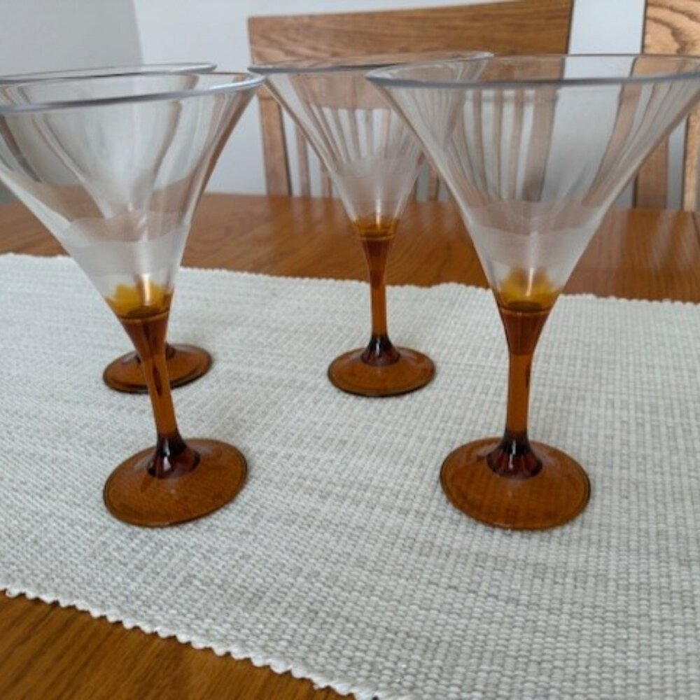 Tupperware martini glasses